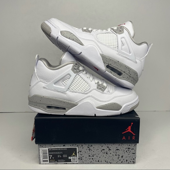 Jordan Shoes - Nike Air Jordan 4 Retro GS “White Oreo” NEW 2021